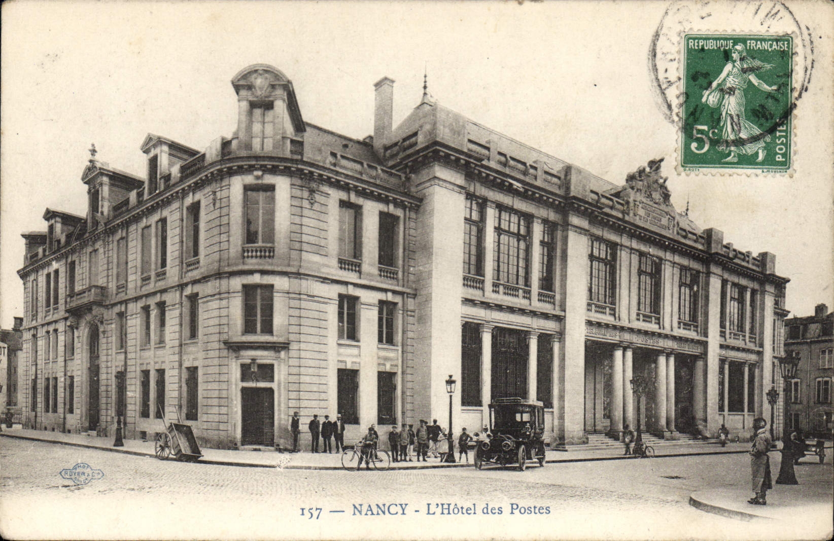 CPA NANCY L'Hotel des Postes