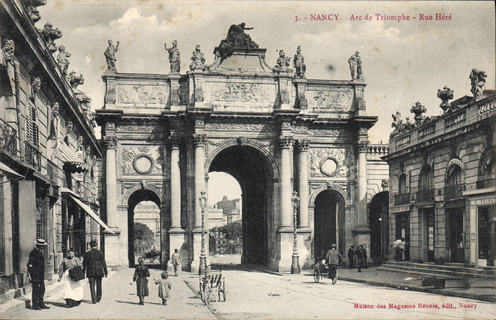 CPA NANCY Are de Thiomphe Rue Here