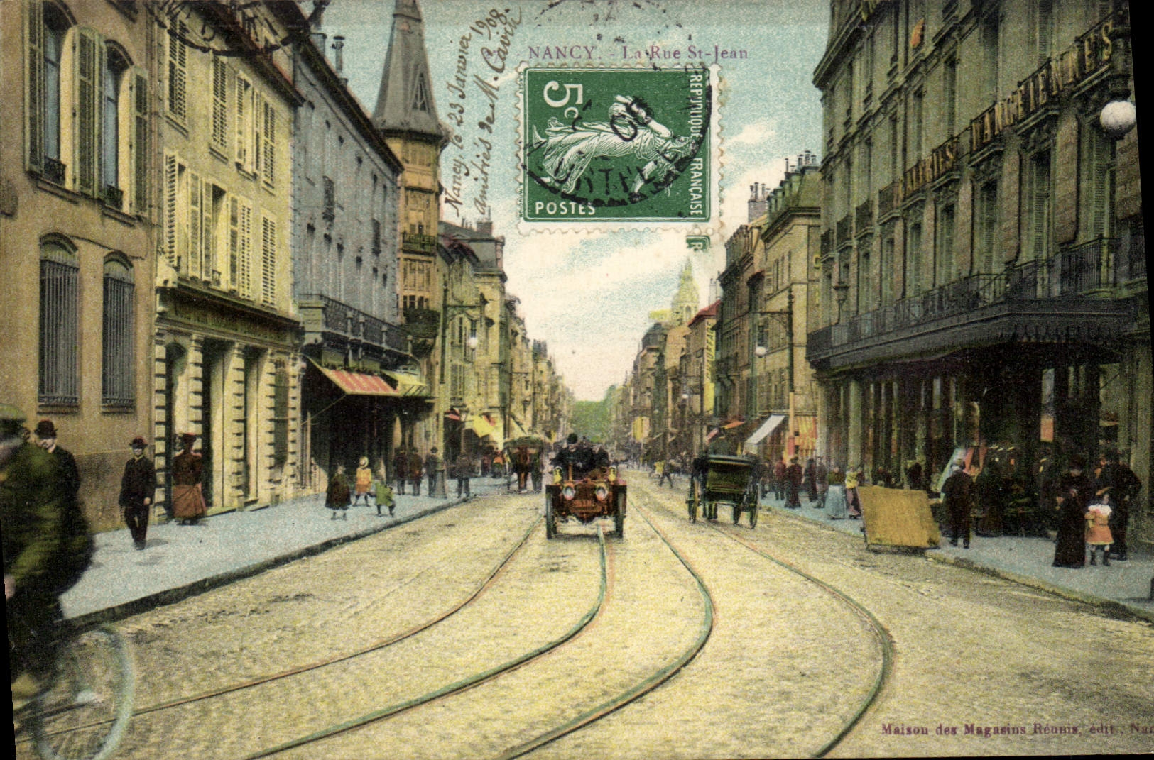 CPA NANCY La Rue St Jean