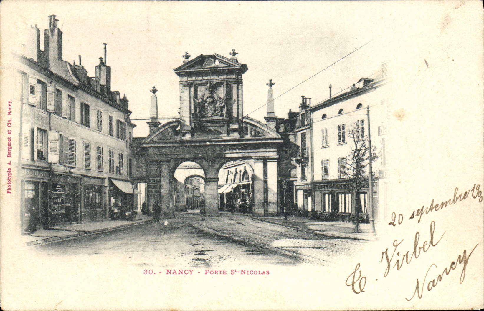 CPA NANCY PORTE NICOLAS