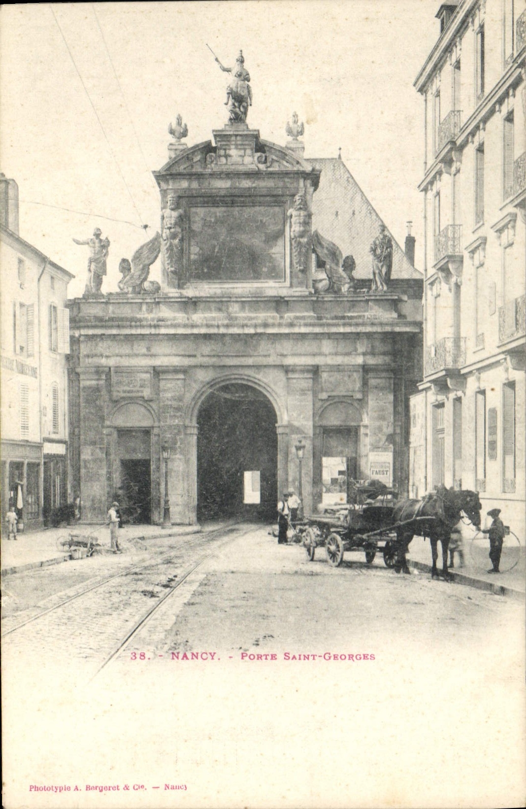 CPA NANCY PONTE SAINT GRORGES