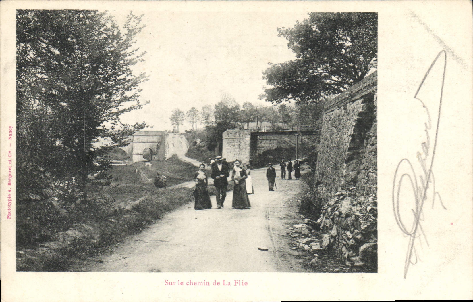 CPA Nancy Sur le chemin de la Flie