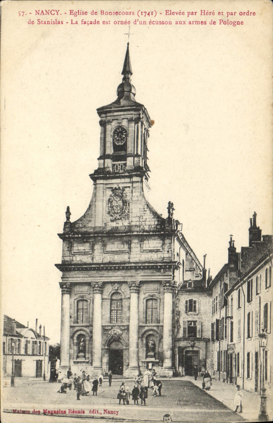 CPA NANCY Eglise de Bonusecours