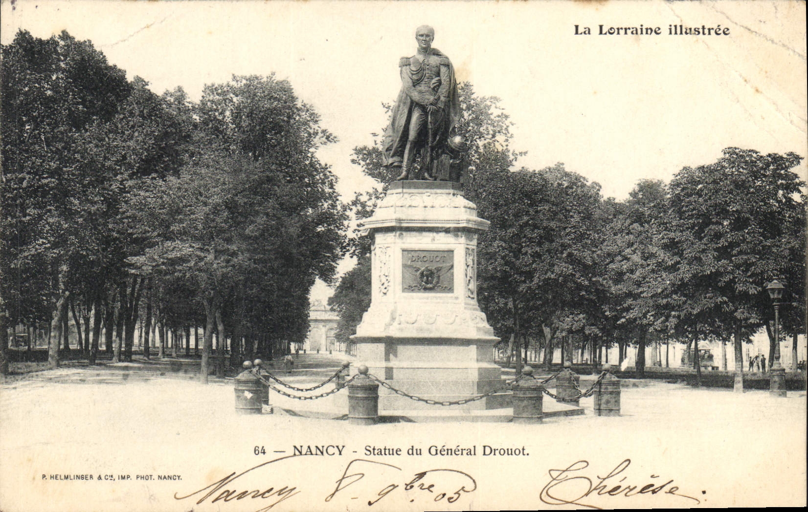 CPA Nancy Statue du General Drouot 