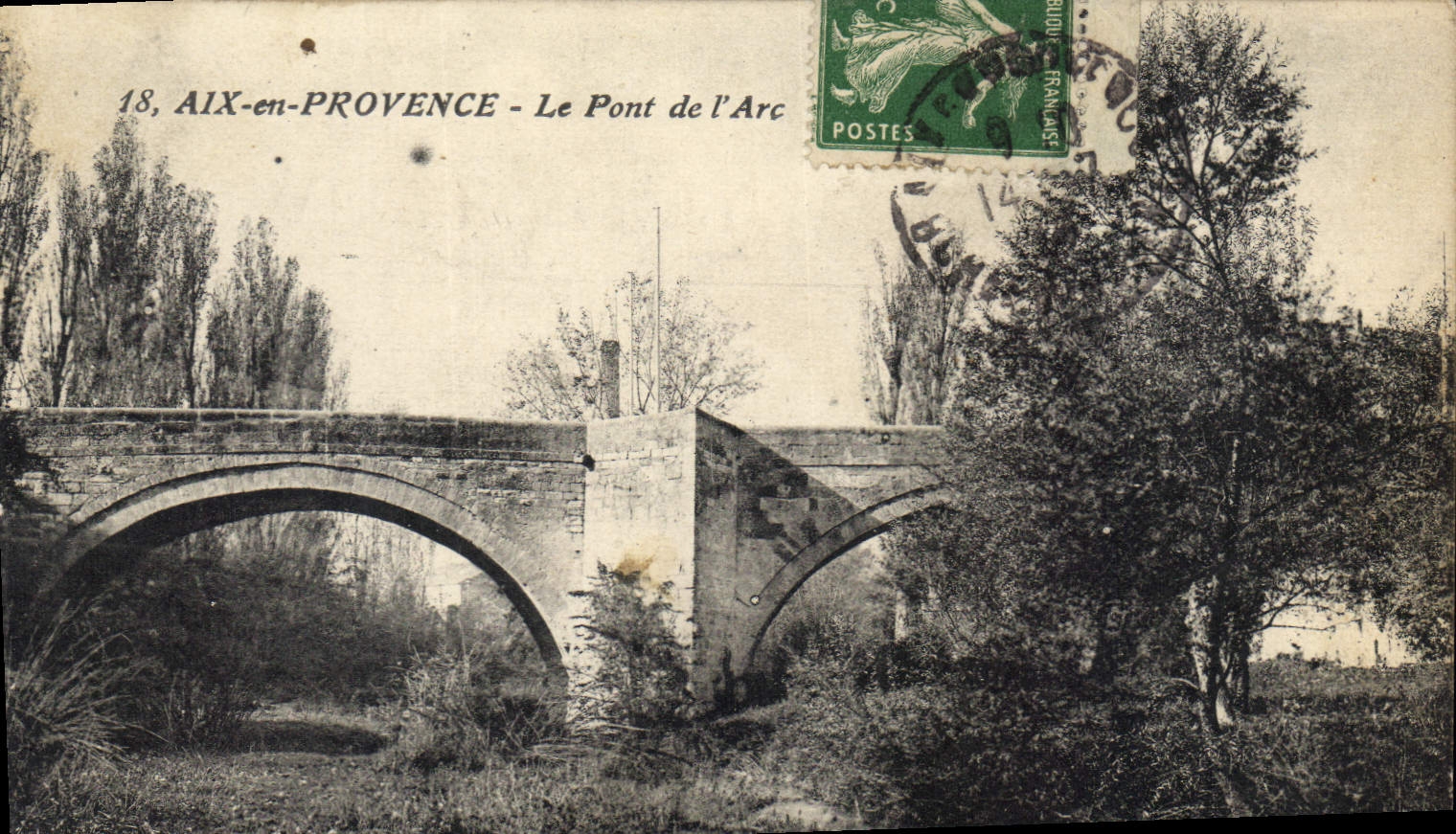 CPA Aix en Provence Le Pont de l'Arc