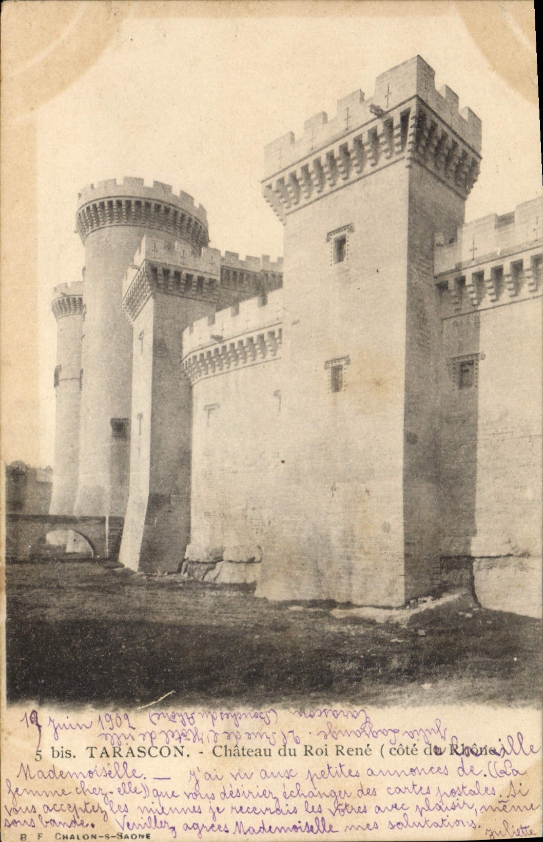 CPA Tarascon Chateau du Roi Rene 