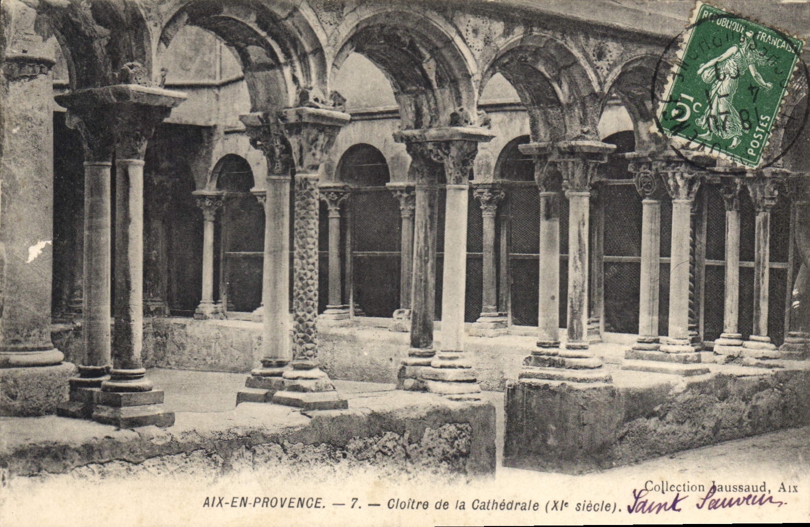 CPA Aix en Provence Cloitre de la Cathedrale XI siecle