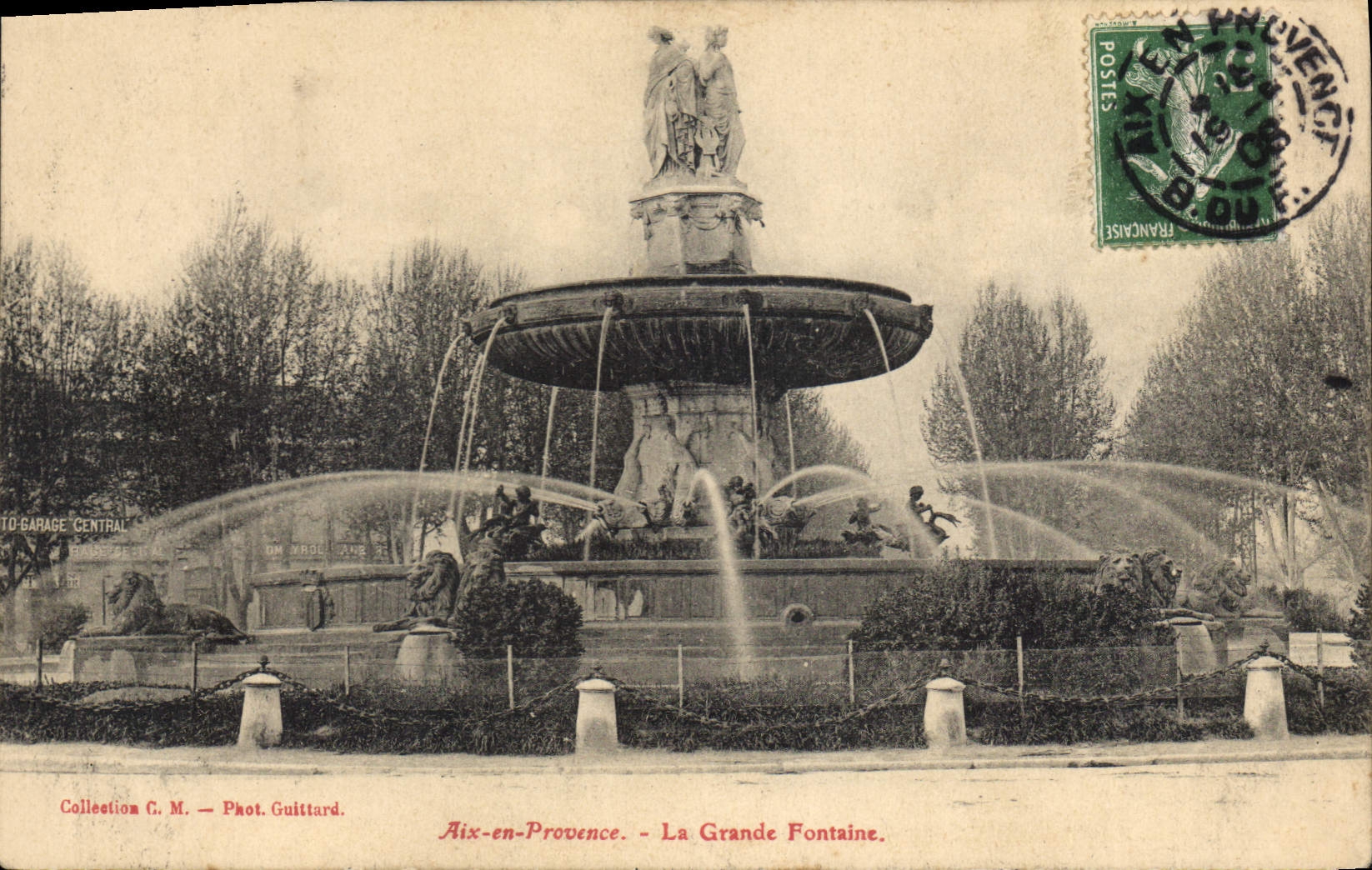CPA Aix en Provence La Grande Fontaine 