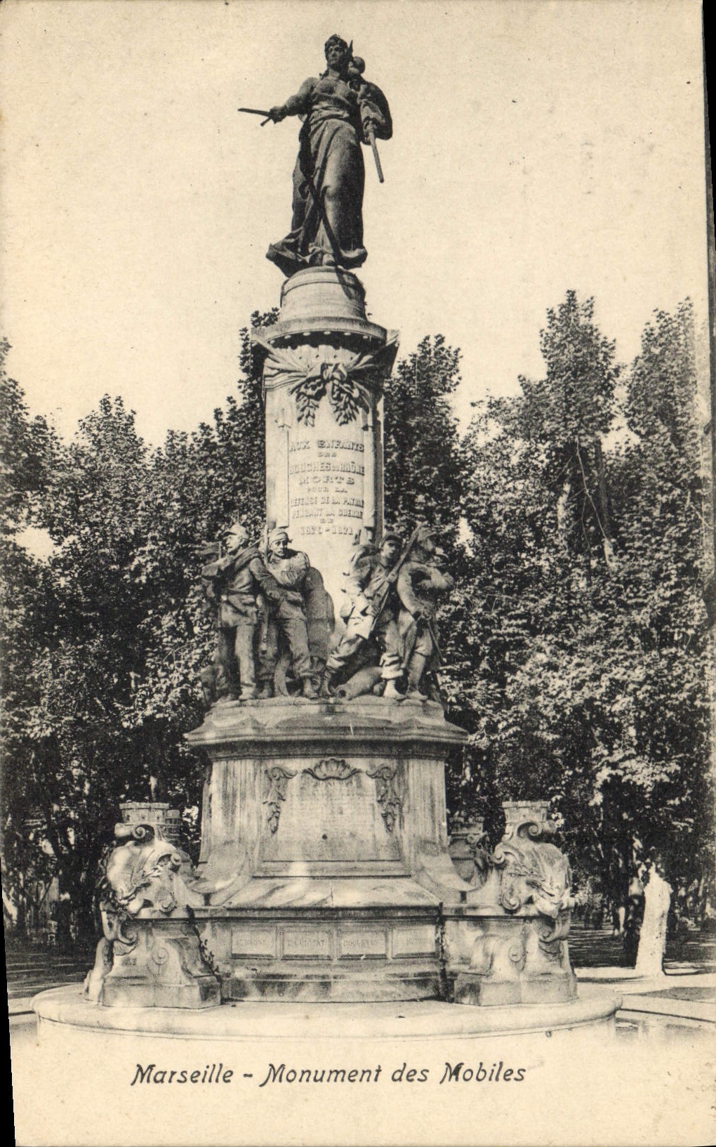 CPA Marseille Monument des Mobiles 