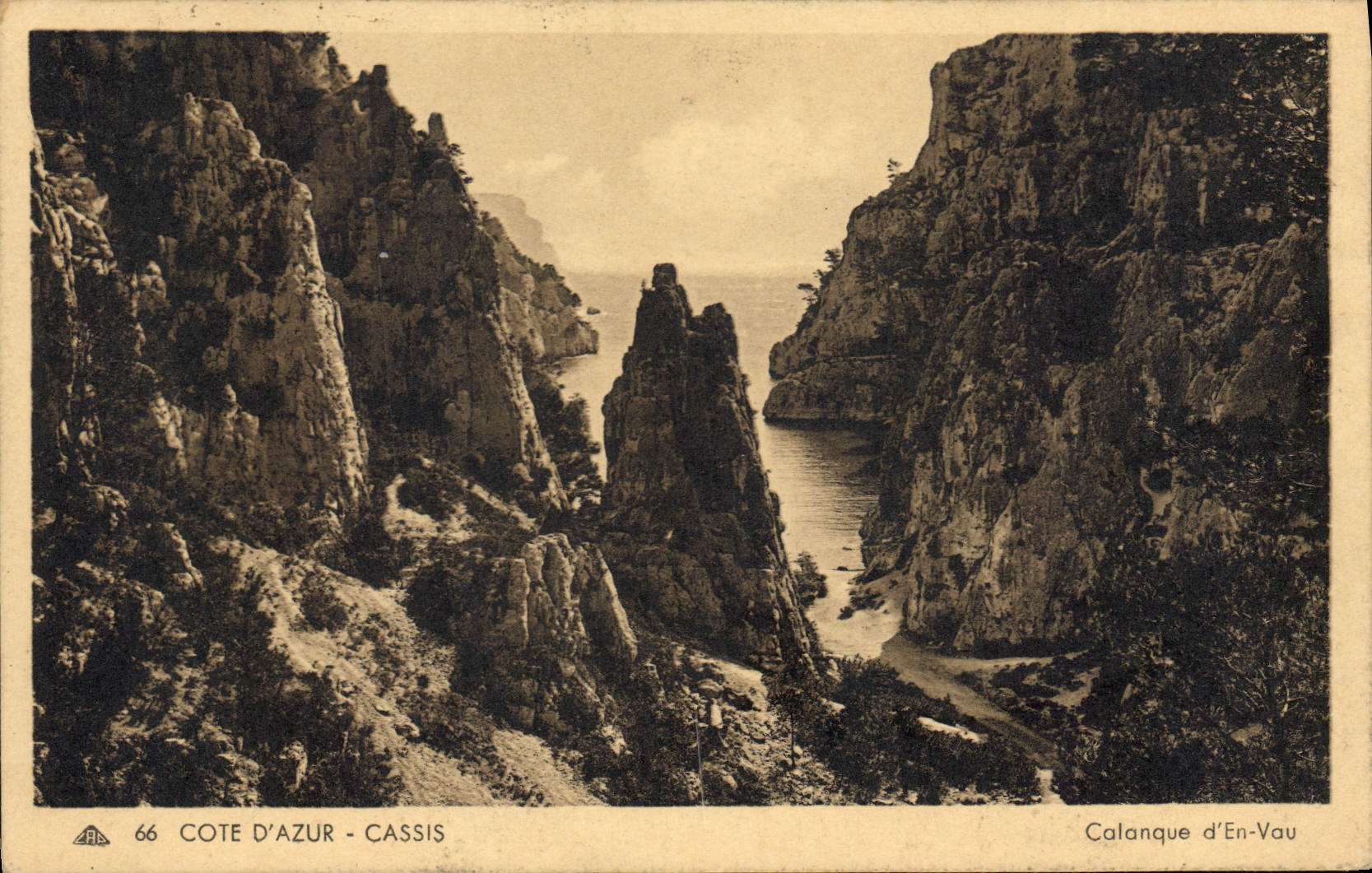 CPA Cote d'Azur Cassis Calanque d'En Vau