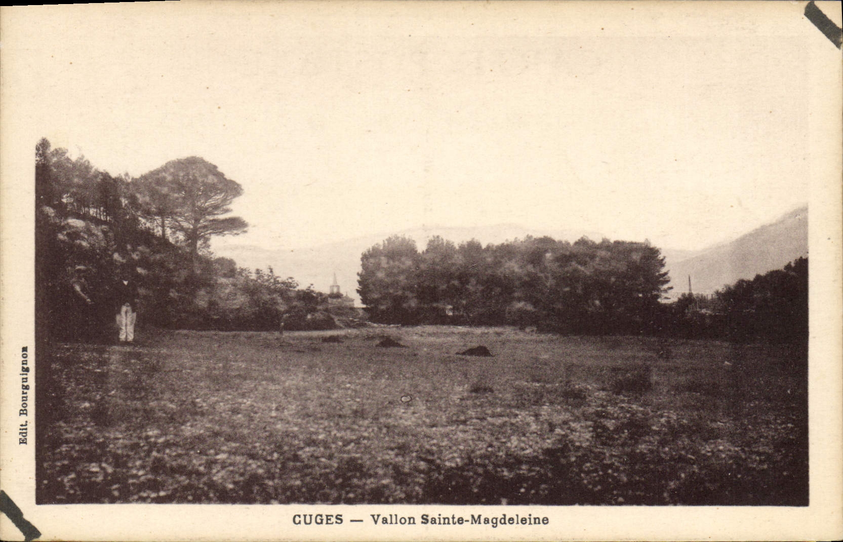 CPA Cuges Vallon St Magdeleine 