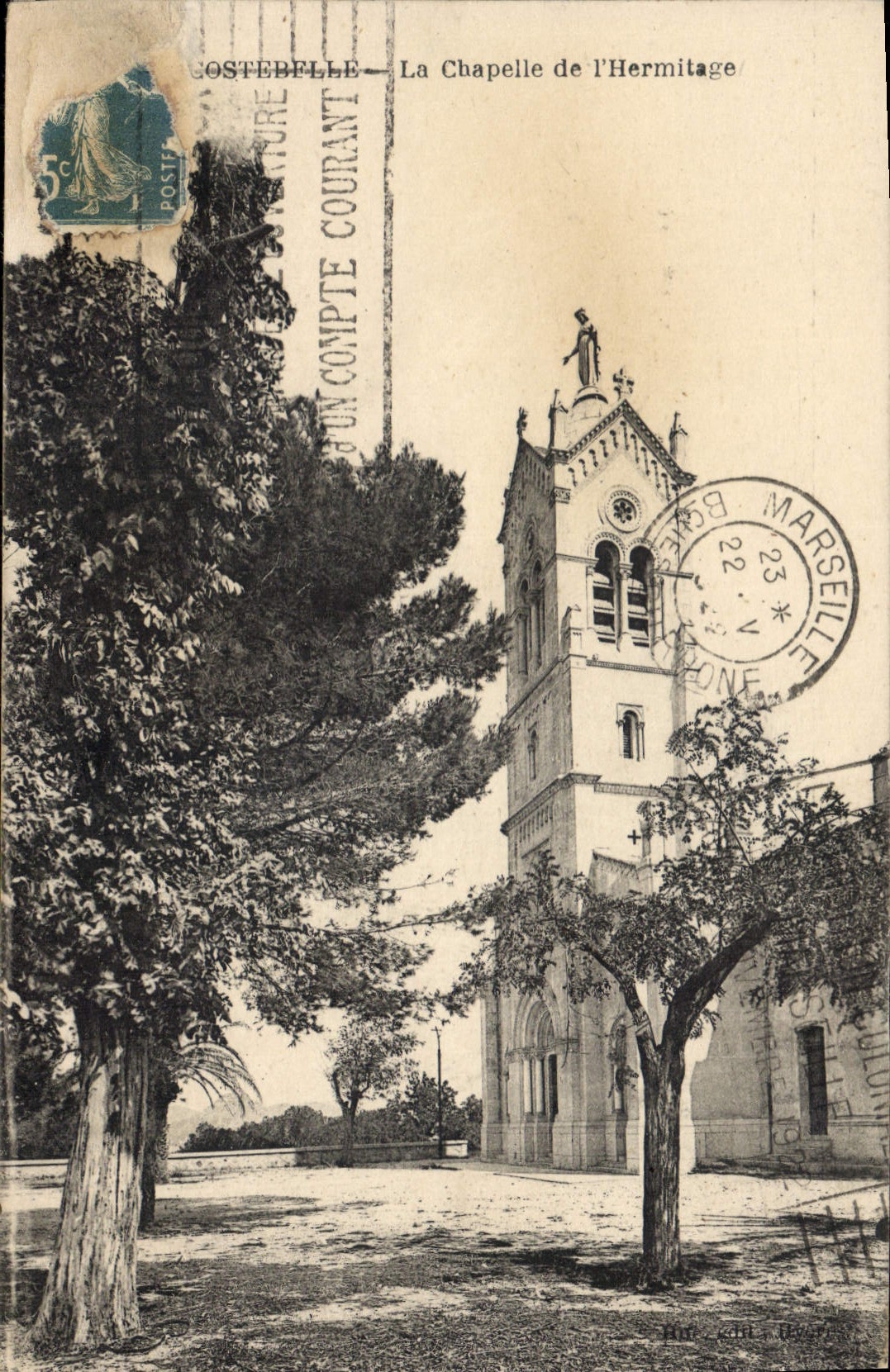 CPA Costebelle la Chapelle de l'Hermitage 