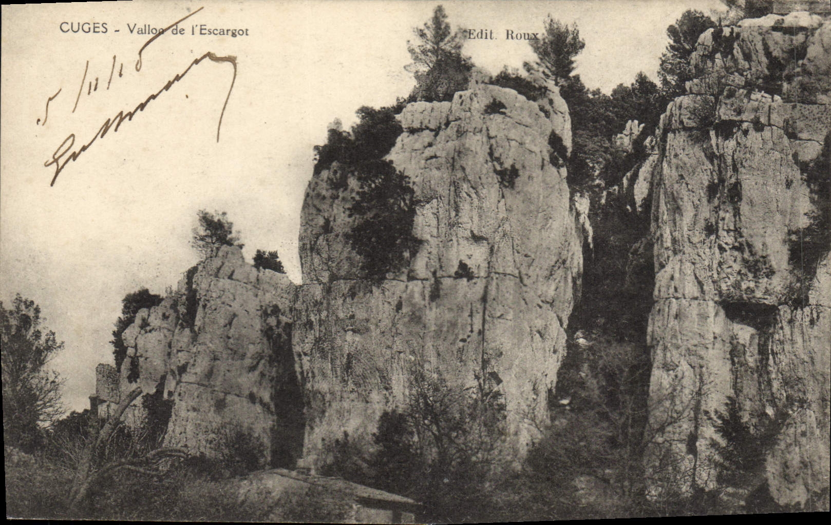 CPA Cuges Vallon de l'Escargot 