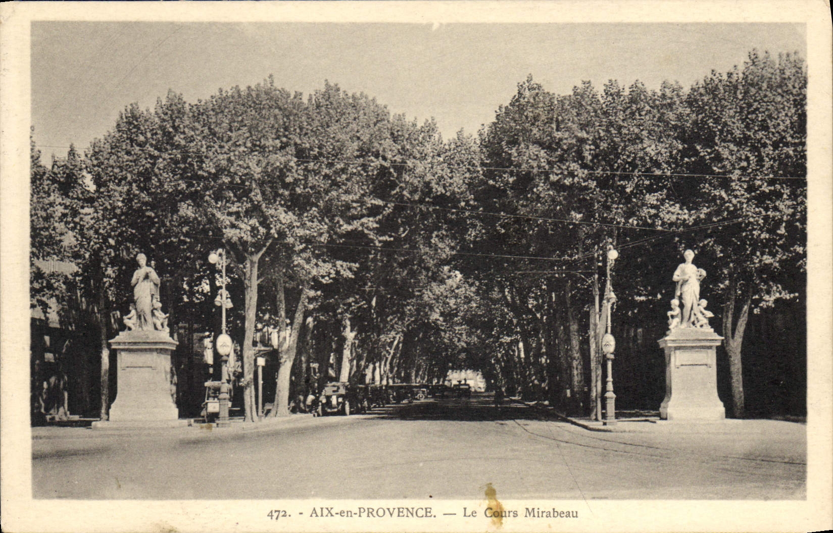 CPA Aix en Provence la cours Mirabeau 