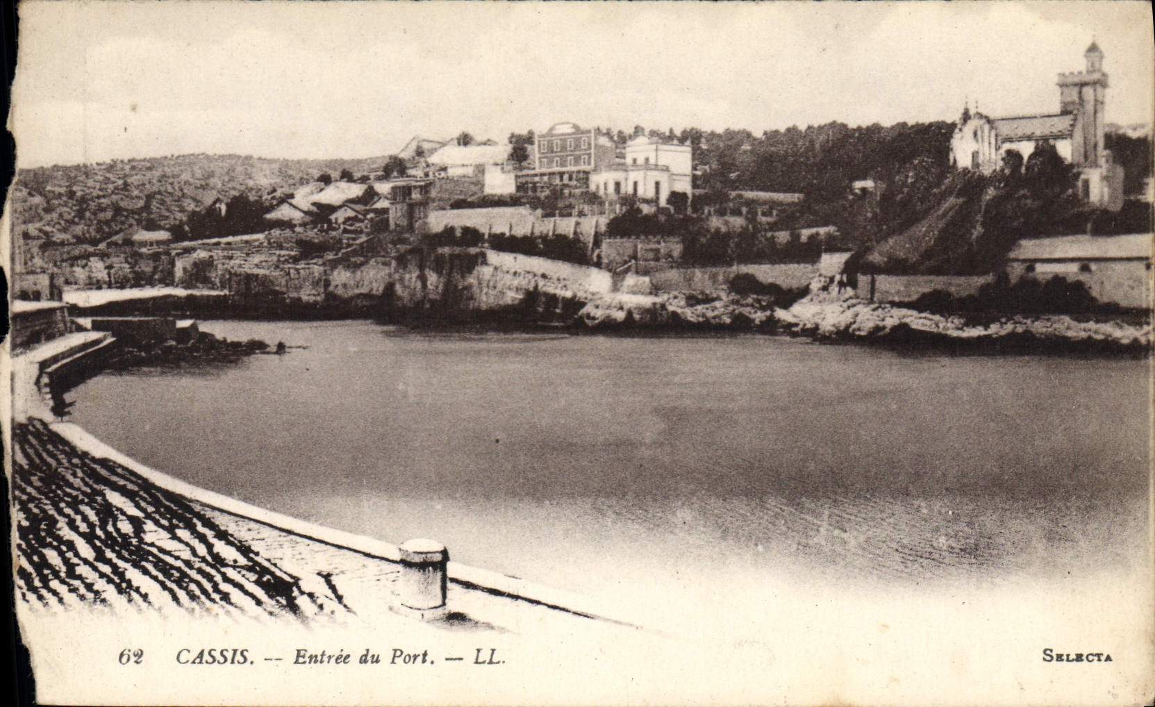 CPA Cassis entree du Port