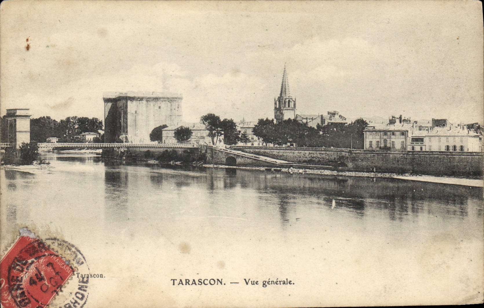 CPA Tarascon vue generale 