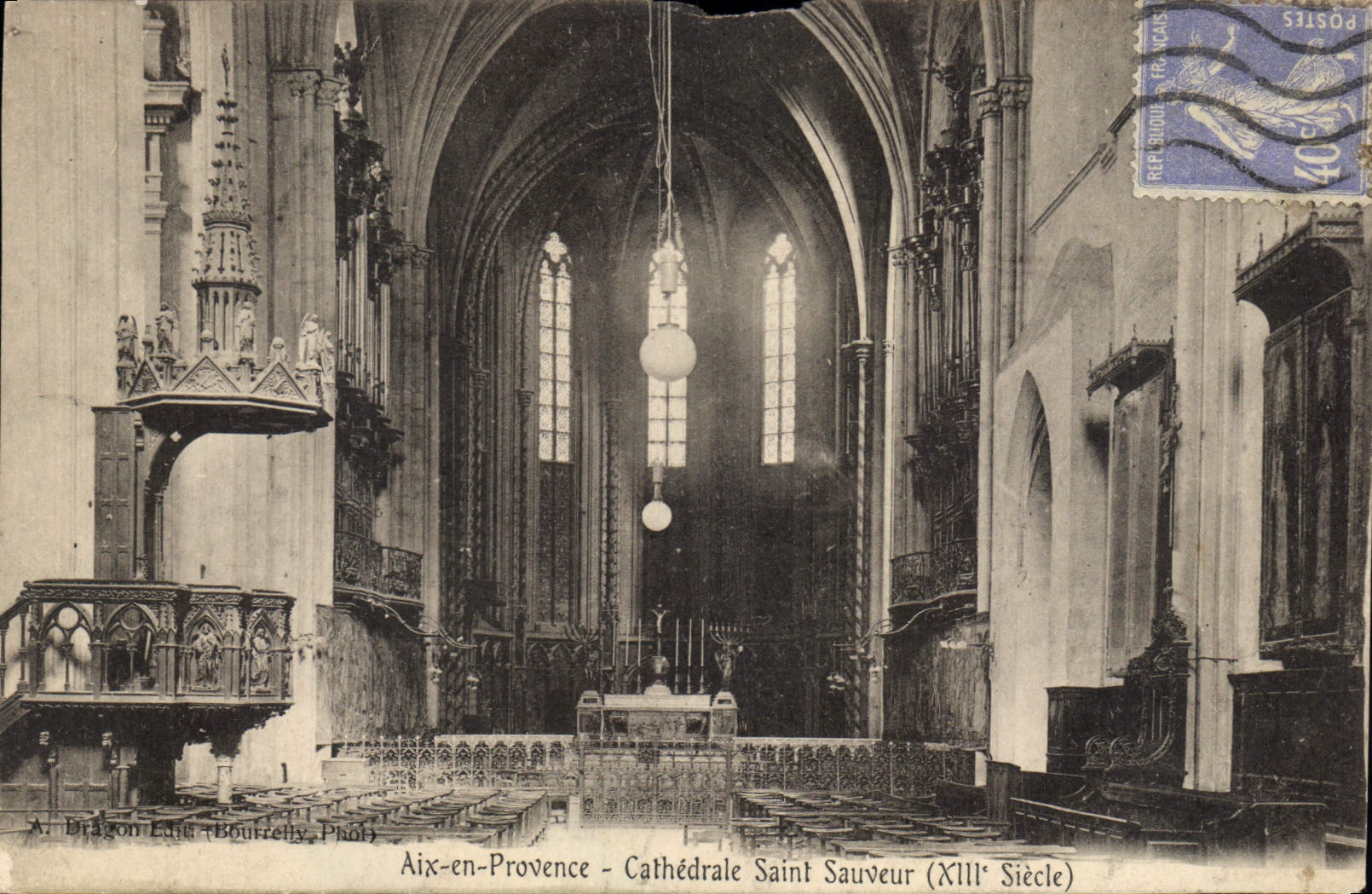 CPA Aix en Provence cathedrale Saint Sauveur XIII siecle 