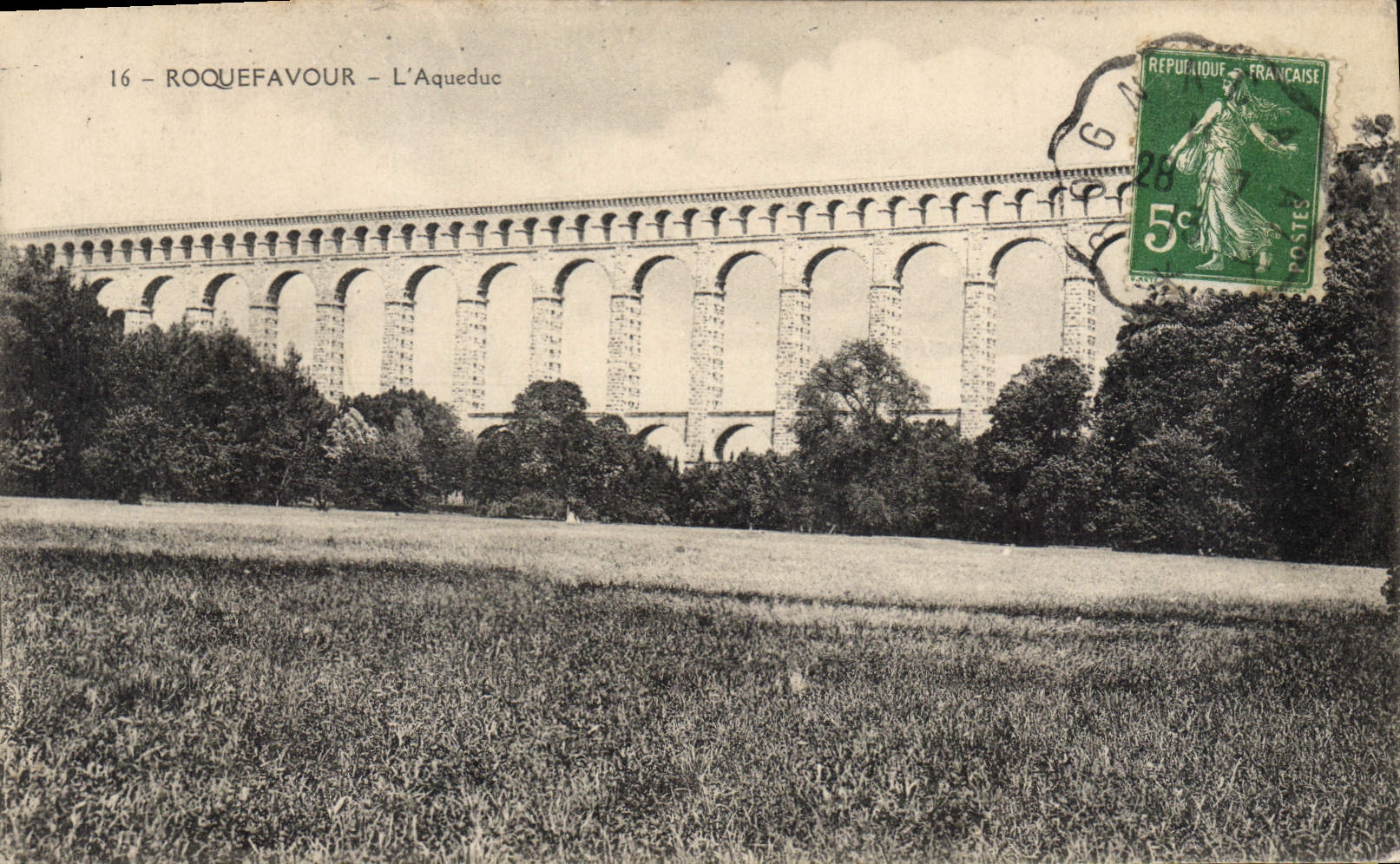 CPA Roquefavour l'Aqueduc 