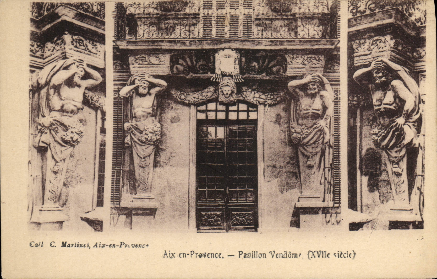 CPA Aix en Provence Pavillon Vendome XVII siecle