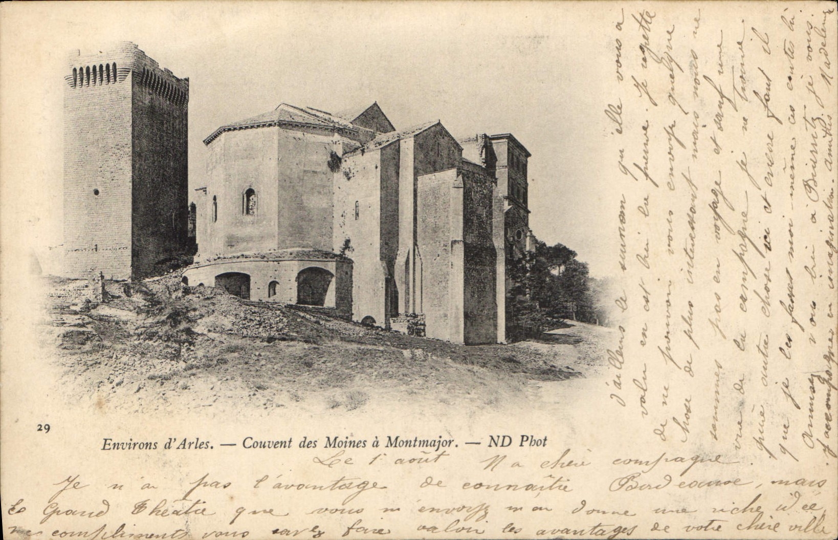 CPA Environs d'Arles Couvent des Moines a Montmajor Montmajour
