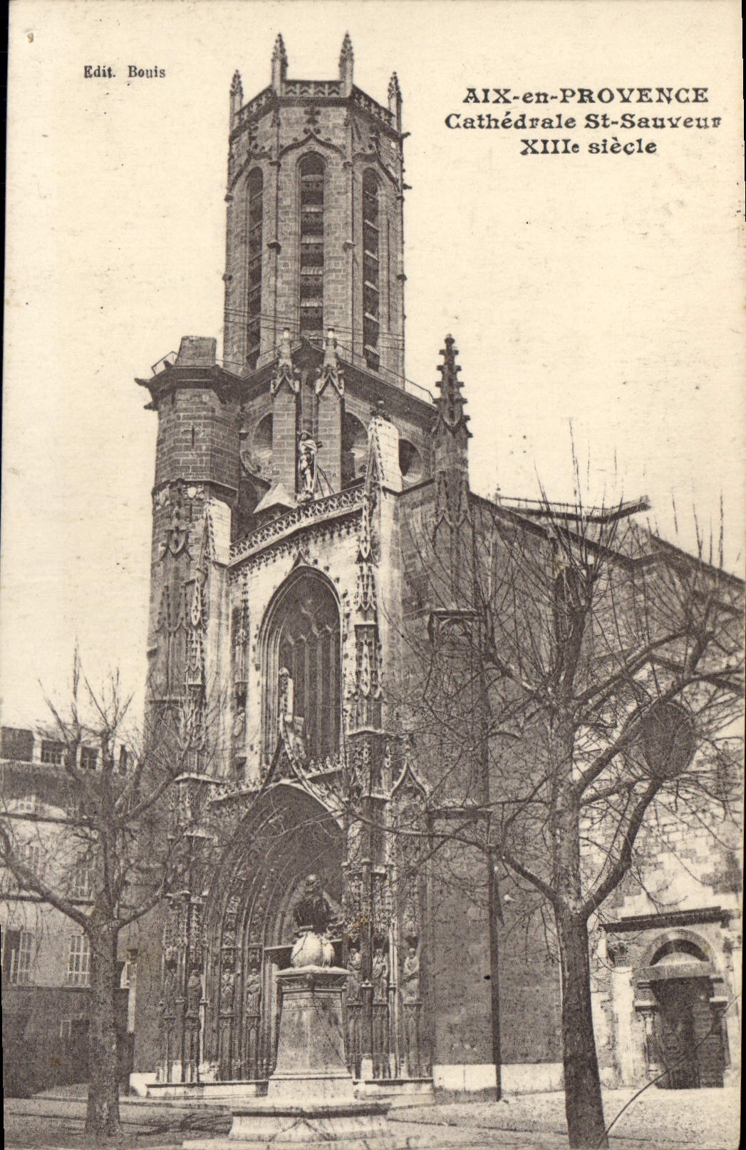 CPA Aix en Provence cathedrale St Sauveur XIII siecle 