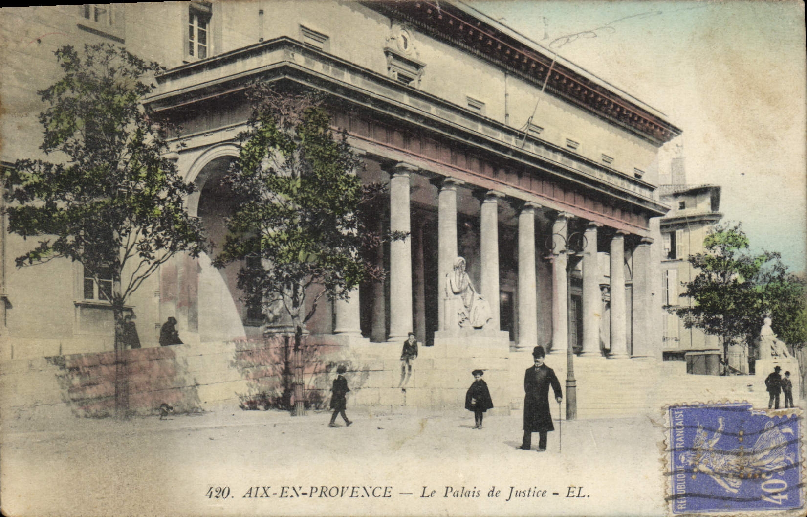 CPA Aix en Provence le Palais de Justice 