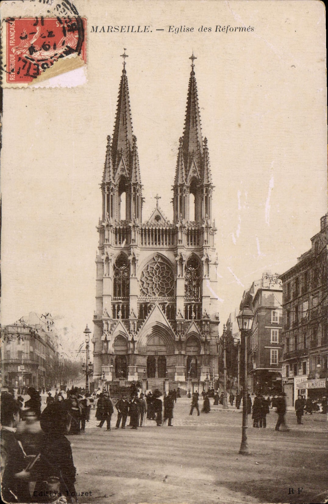 CPA Marseille Eglise des Reformes