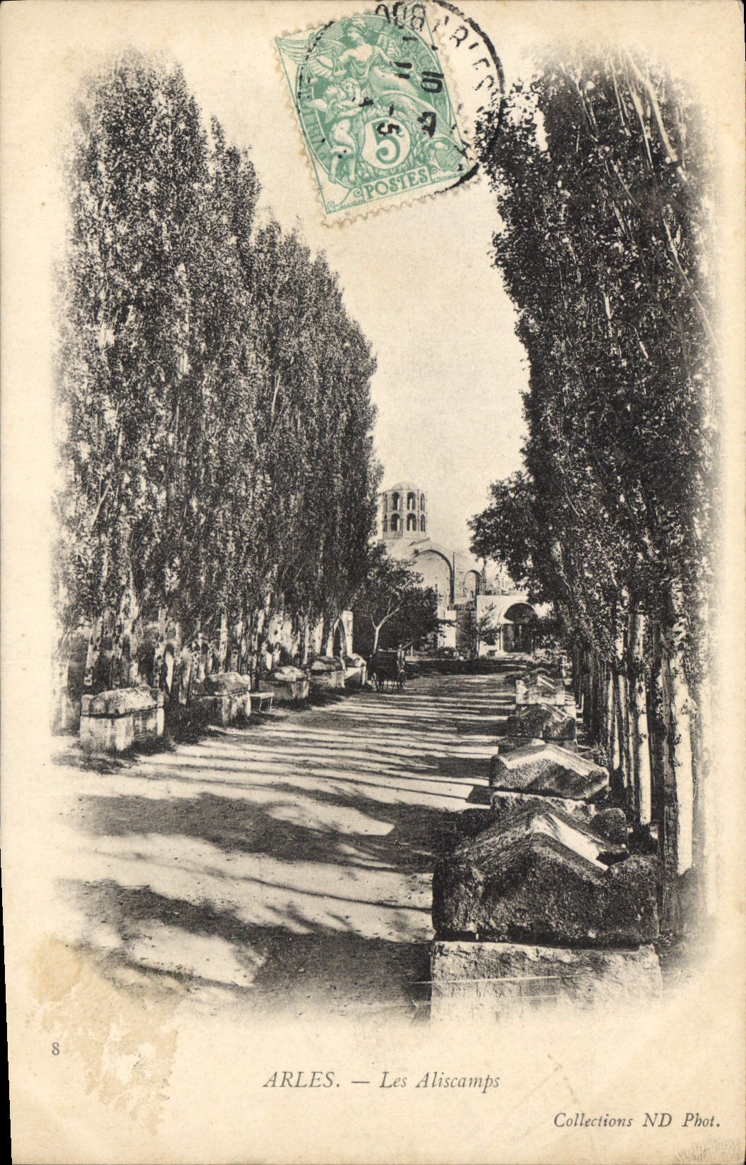 CPA Arles les Aliscamps 