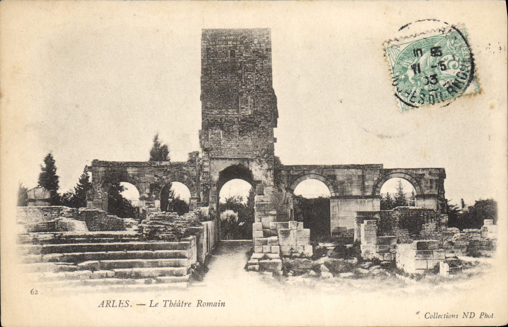 CPA Arles le Theatre Romain 