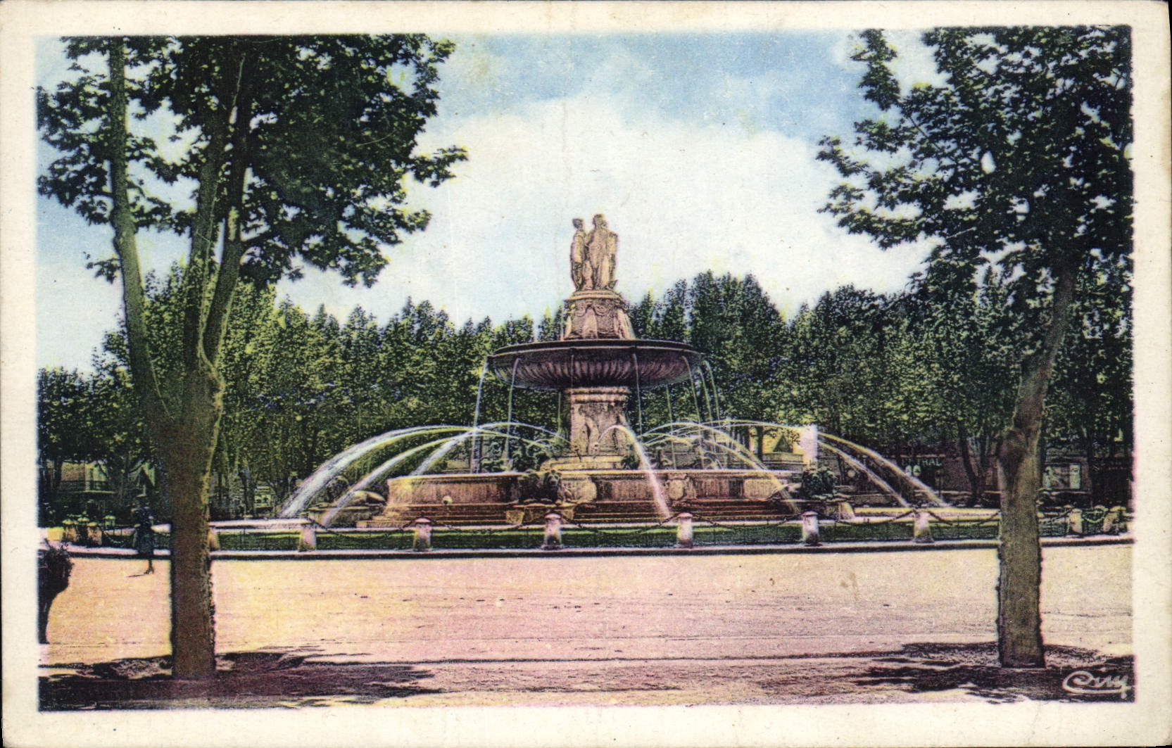 CPA Aix en Provence B du Rh La Grande Fontaine