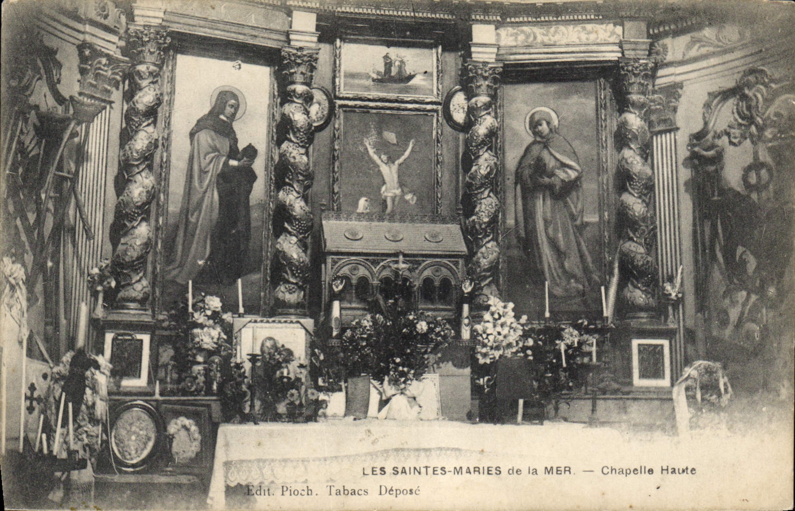 CPA Les Saintes Maries de la Mer Chapelle Haute