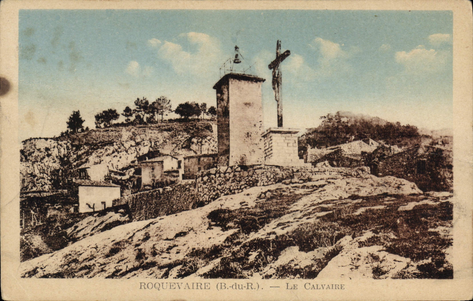 CPA Roquevaire B du R Le Calvaire