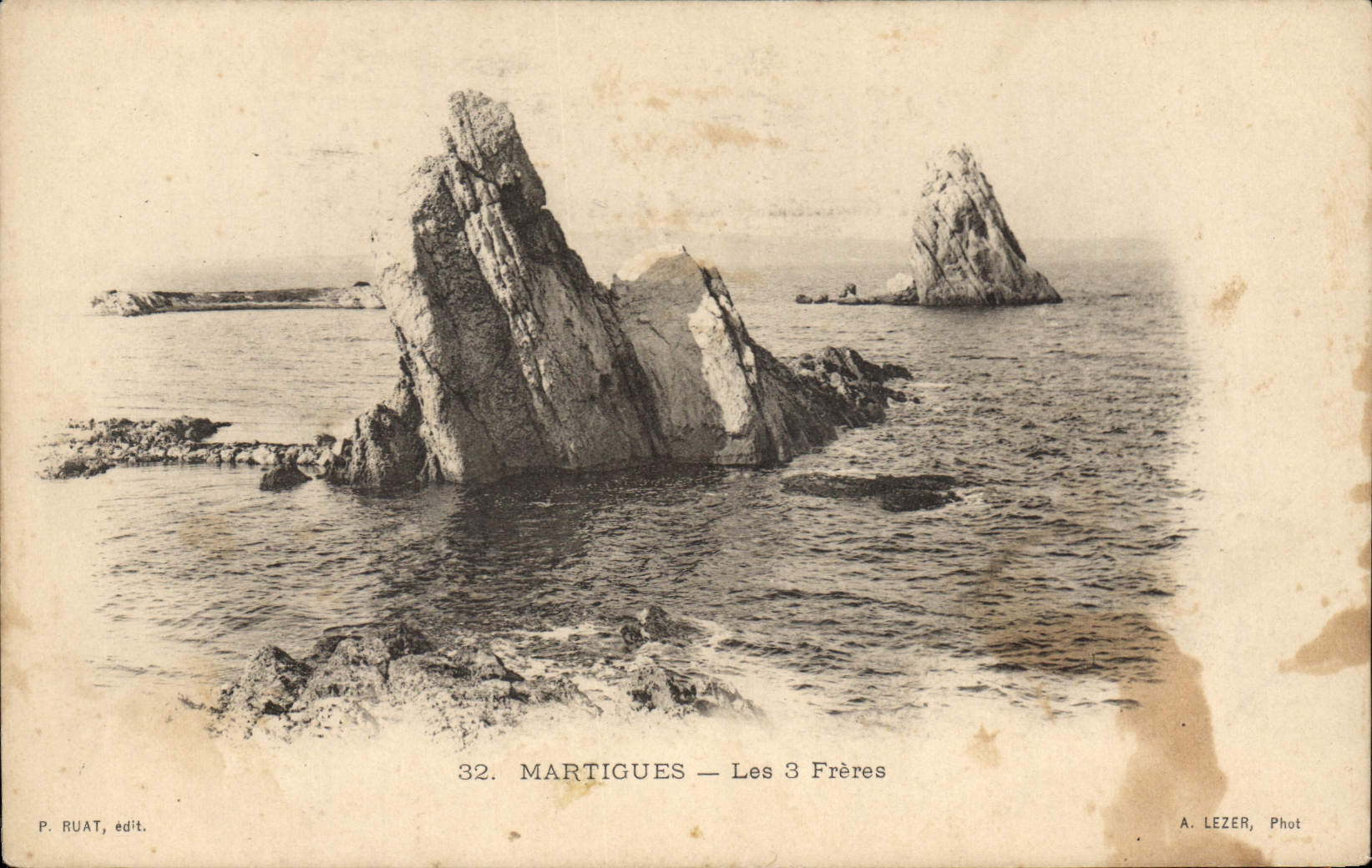 CPA Martigues Les 3 Fretes 