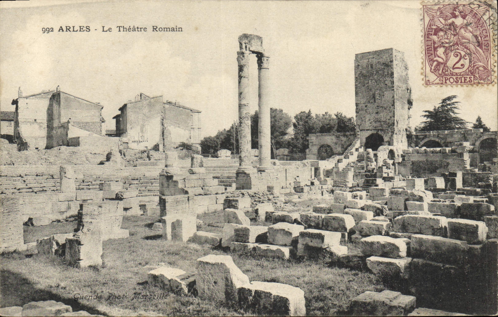 CPA Arles Le Theatre Romain 