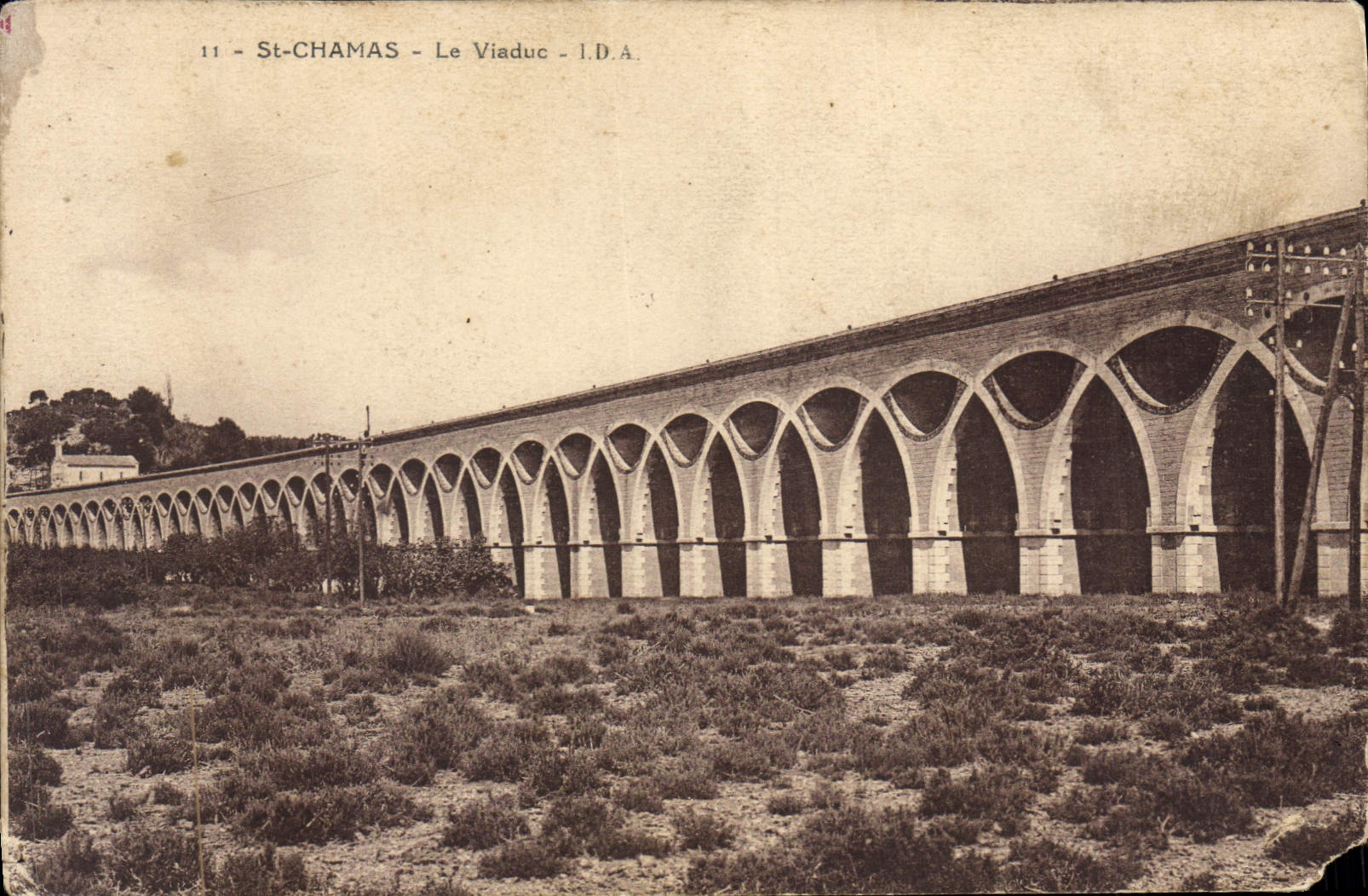 CPA St Chamas Le Viaduc 