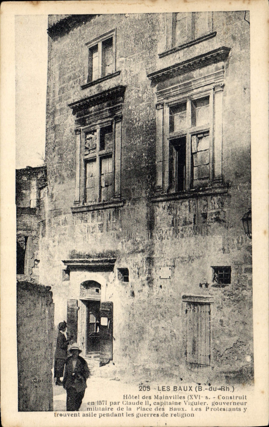 CPA Les Baux B du Rh Hotel des Mainvilles 