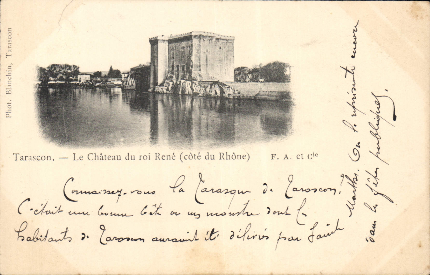 CPA Tarascon Le Chateau du roi Rene cote du Rhone 