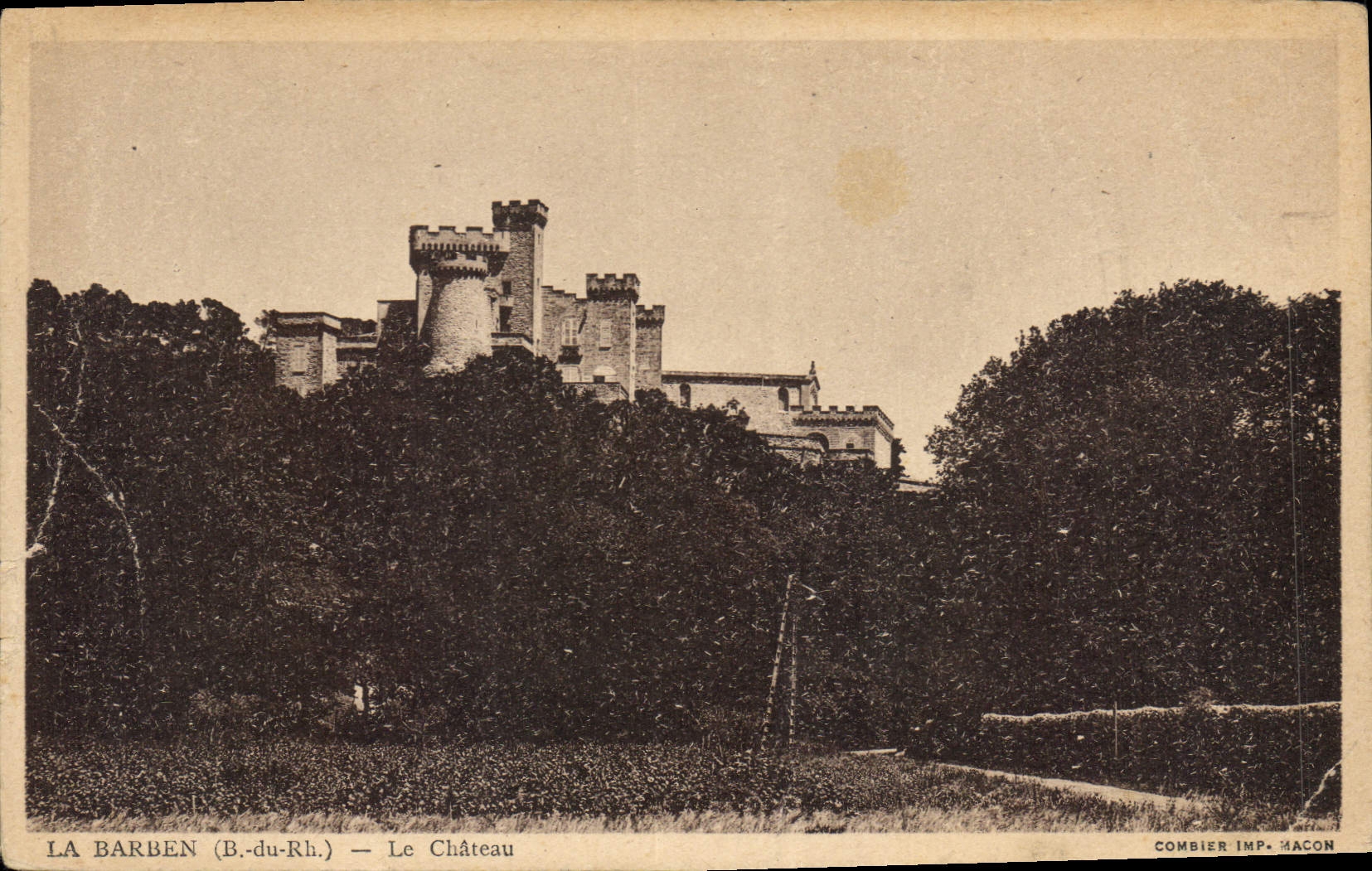 CPA La Barben B du Rh Le Chateau