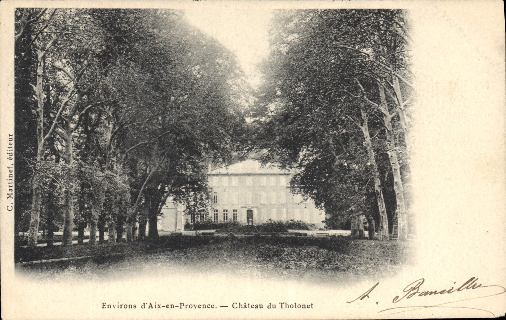 CPA Environs d'Aix en Provence Chateau du Tholonet 