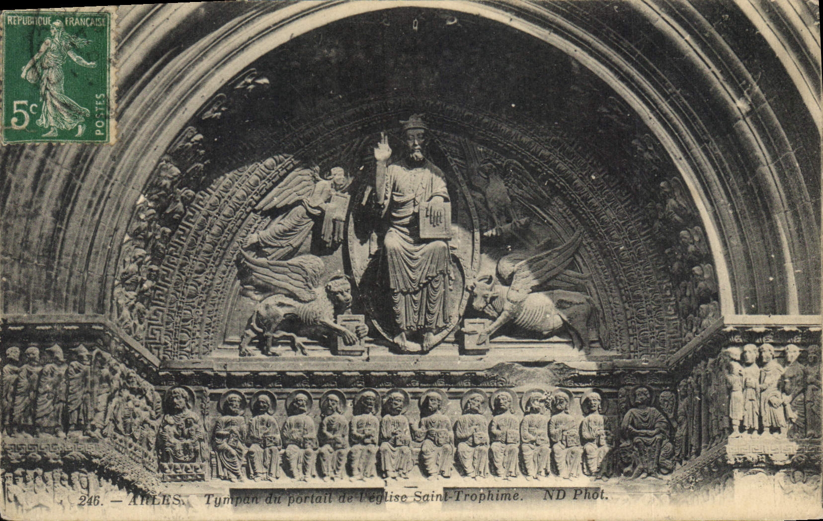 CPA Arles Portail de l'Eglise Saint Trophime