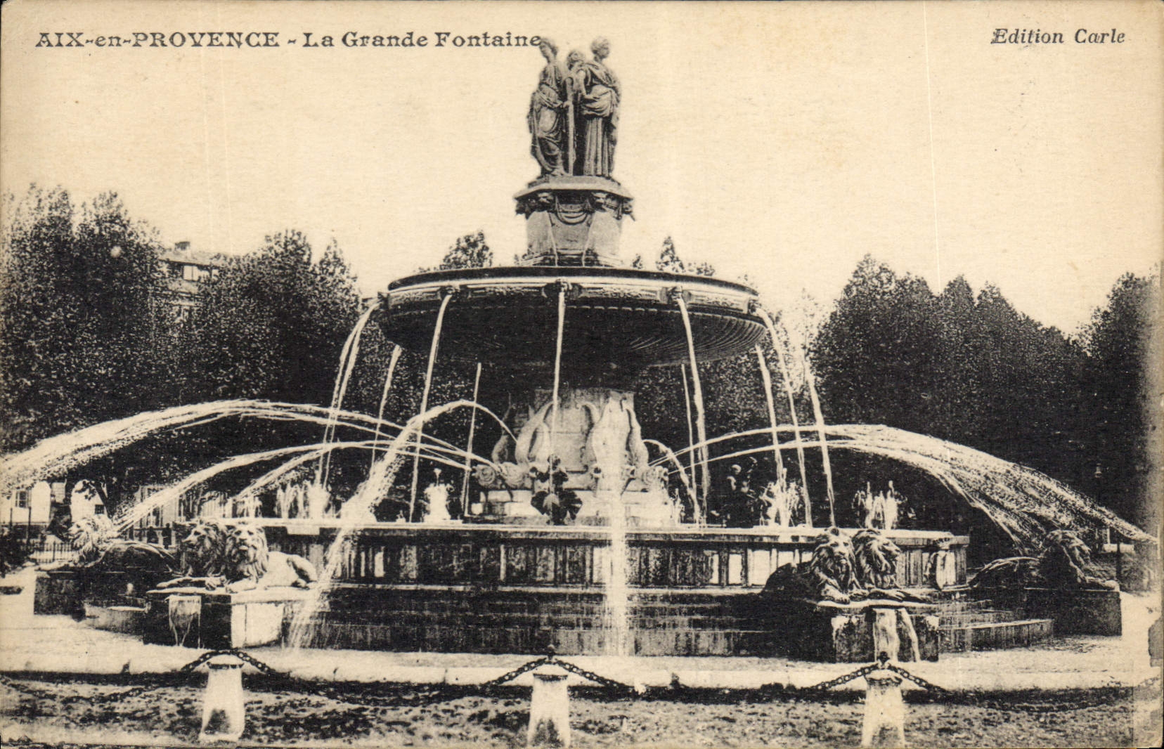 CPA Aix en Provence La Grande Fontaine
