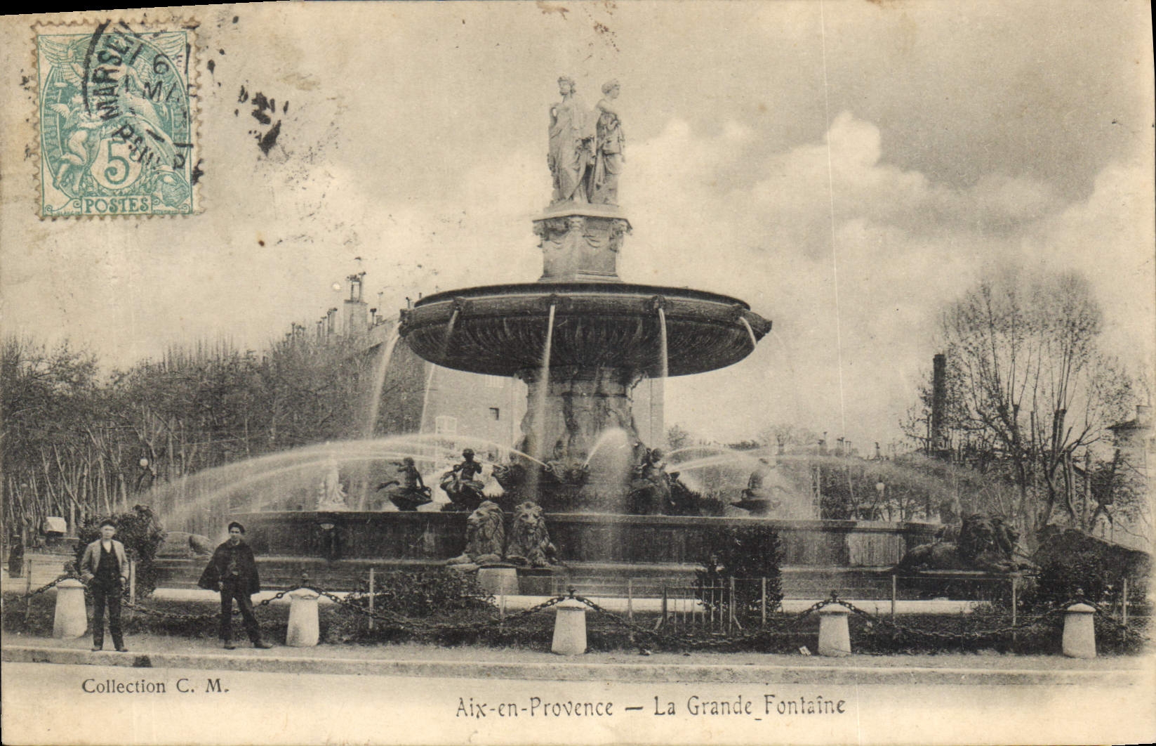 CPA Aix en Provence La Grande Fontaine 
