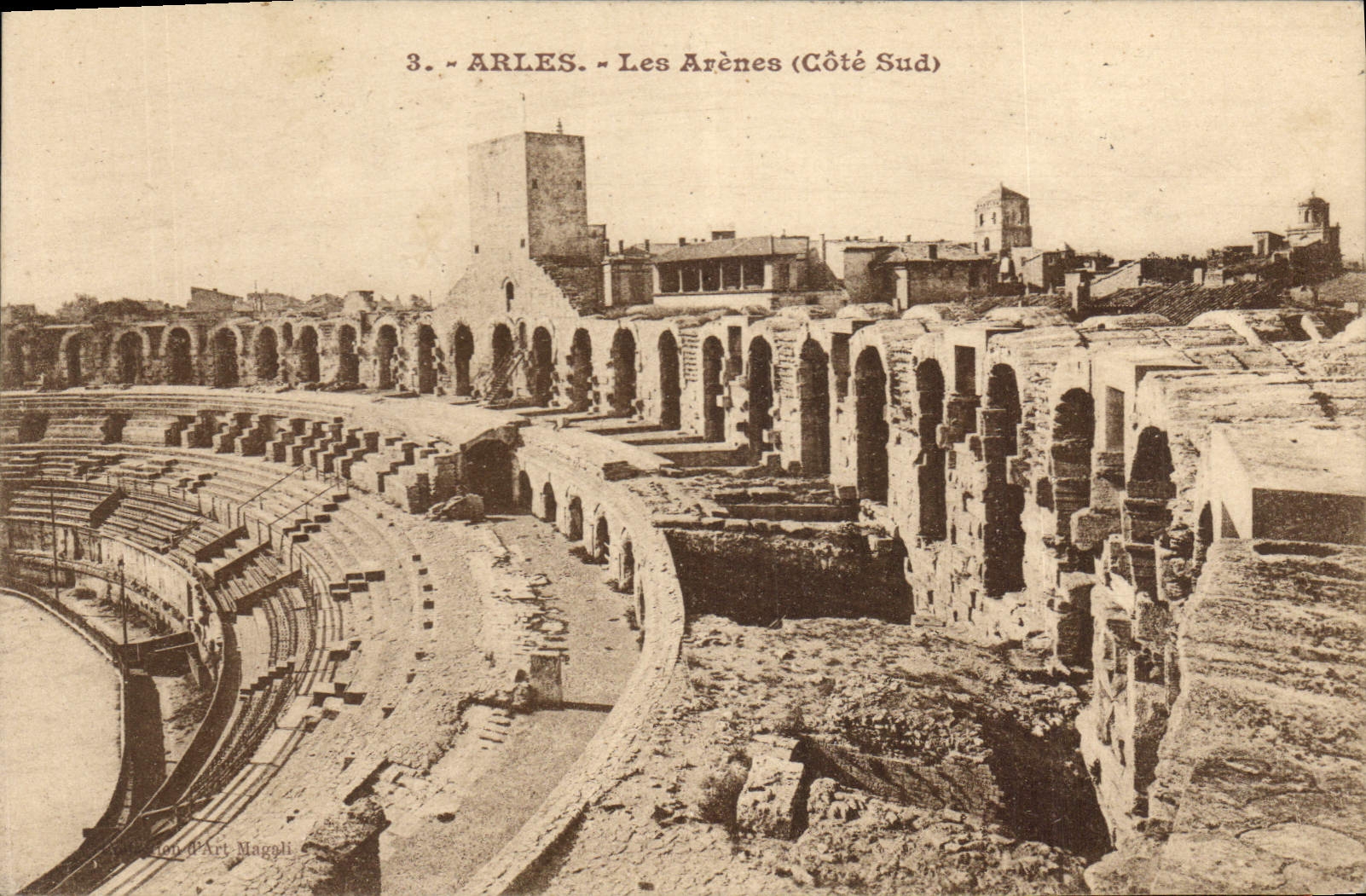 CPA Arles Les Arenes Cote Sud 