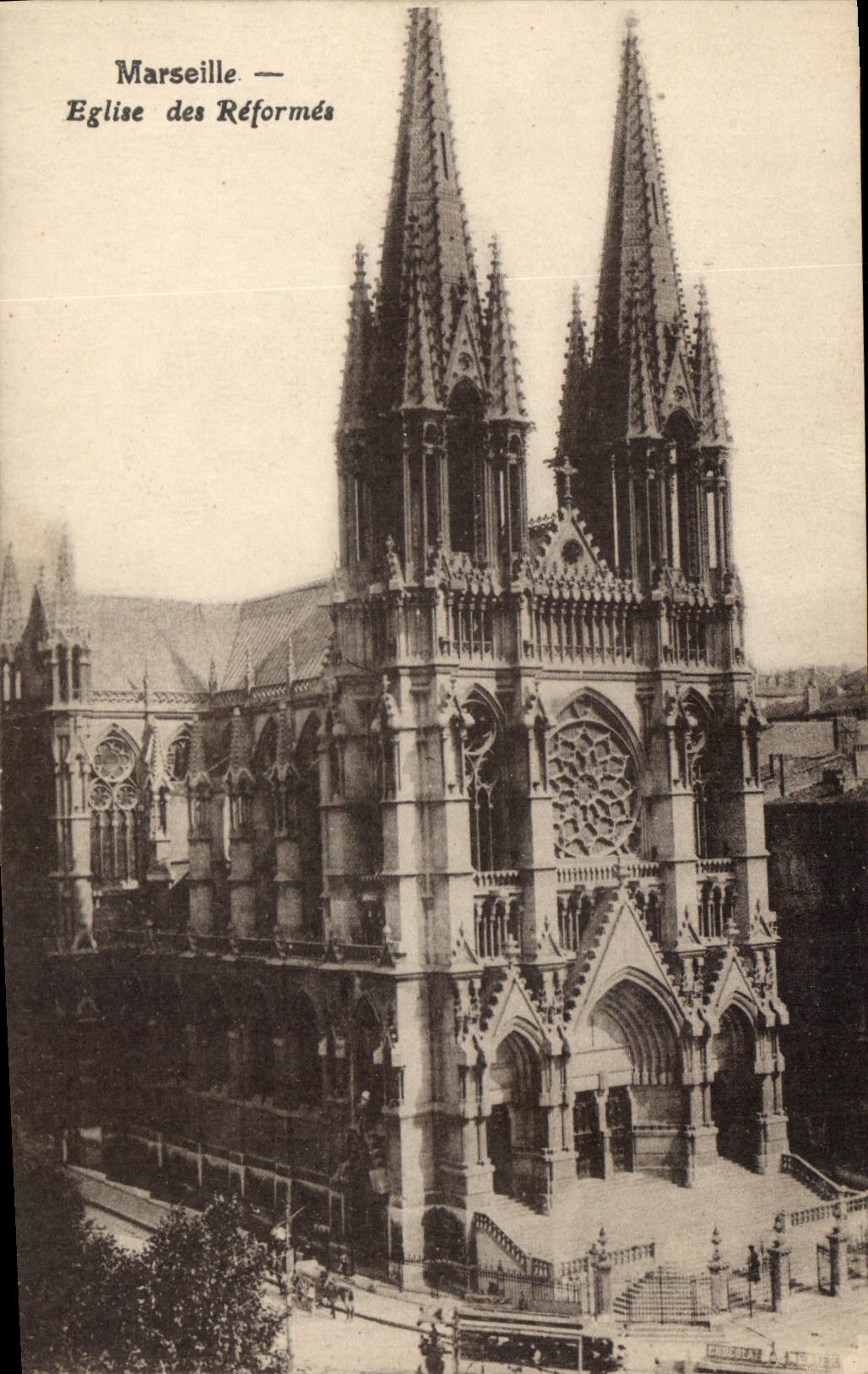 CPA Marseille Eglise des Reformes 