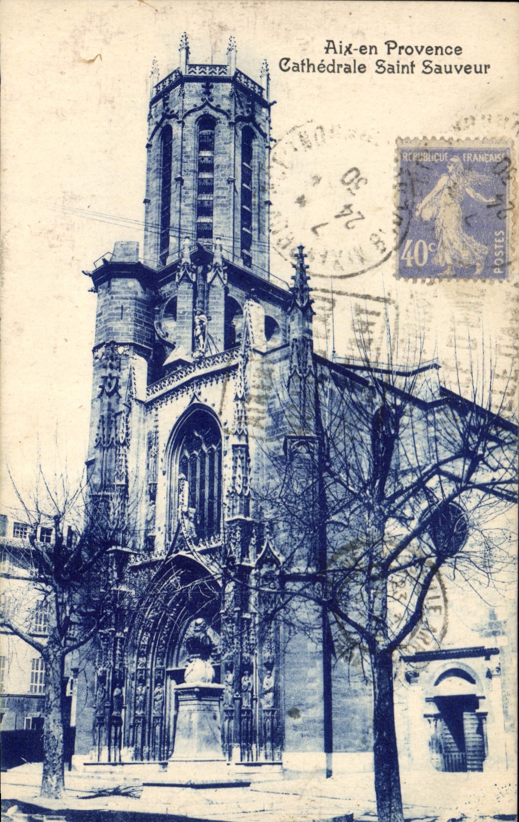 CPA Cathedrale Saint Sauveur Aix en Provence