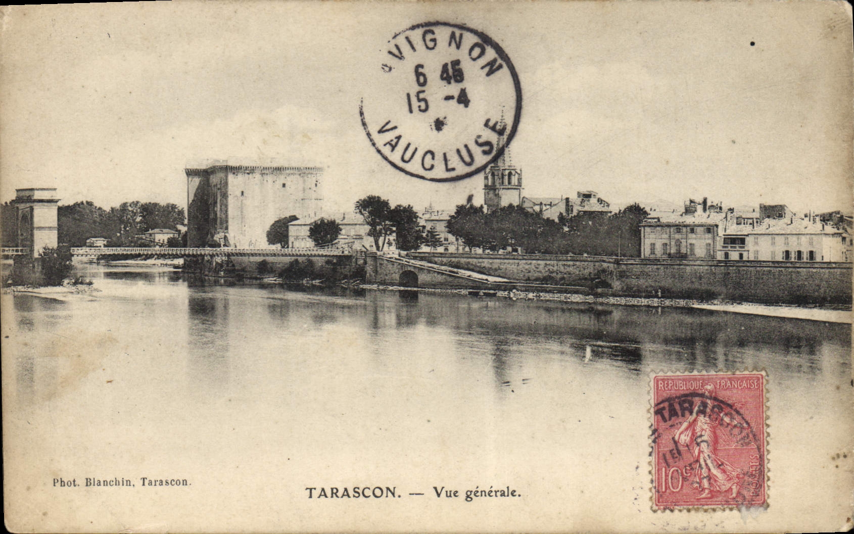 CPA Tarascon - Vue Generale