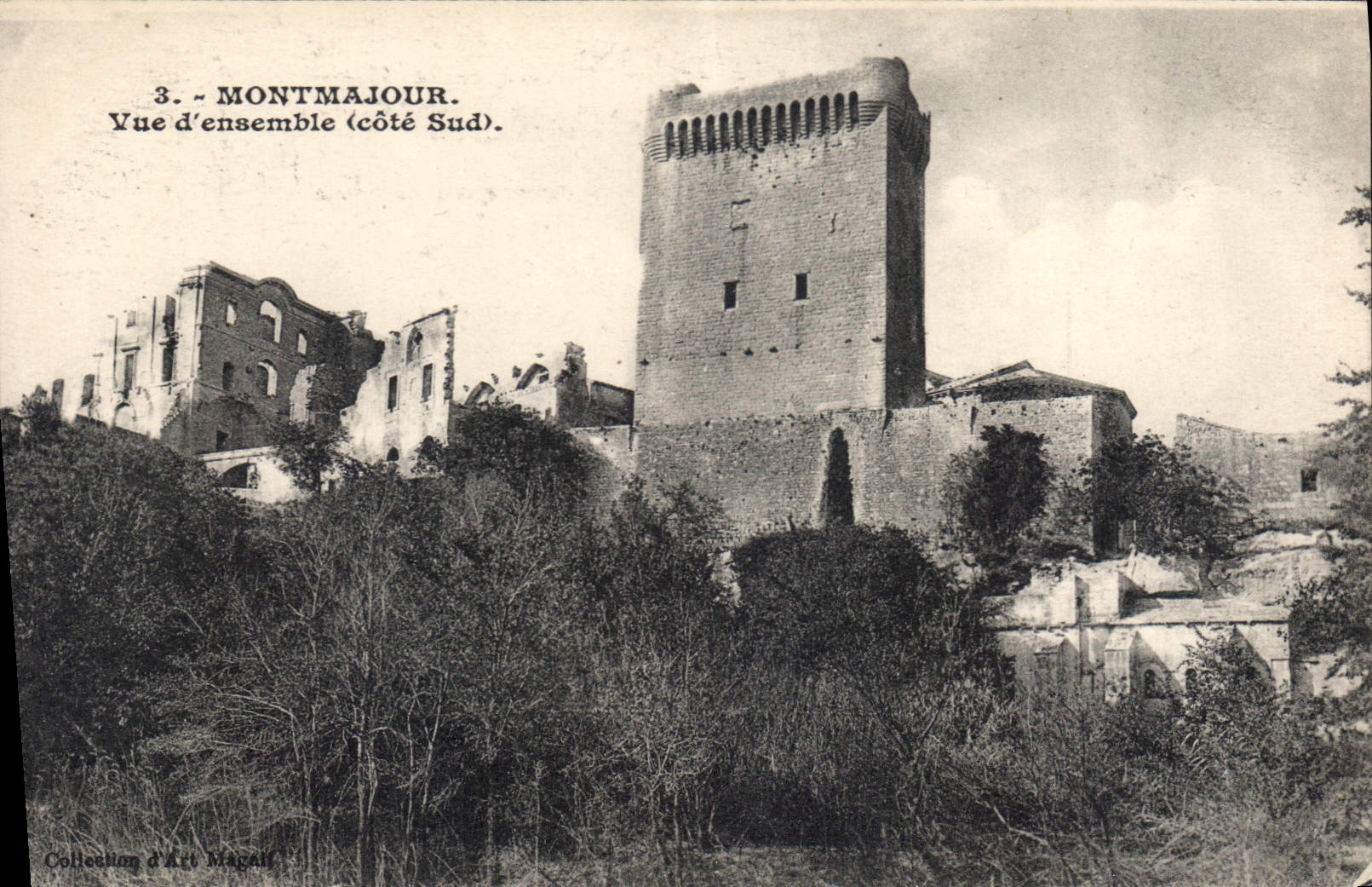 CPA Montmajor - Vue d'ensemble (cote Sud)