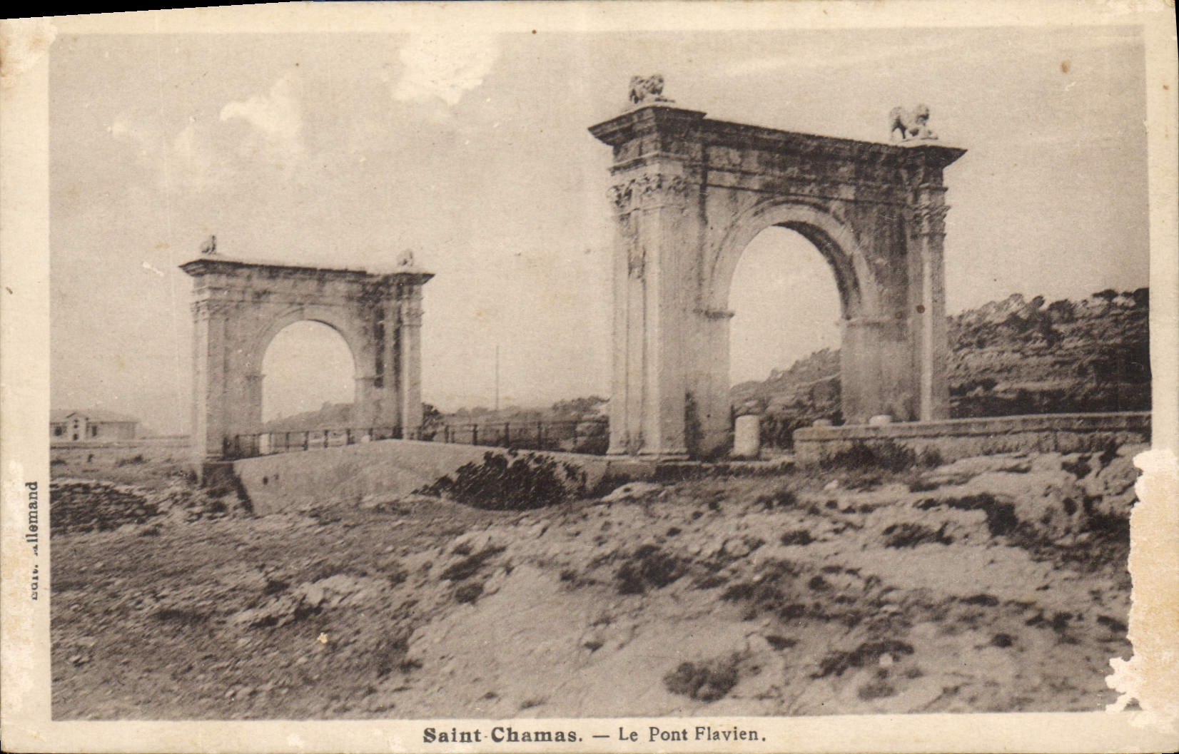 CPA Saint Chamas Le Pont Flavien