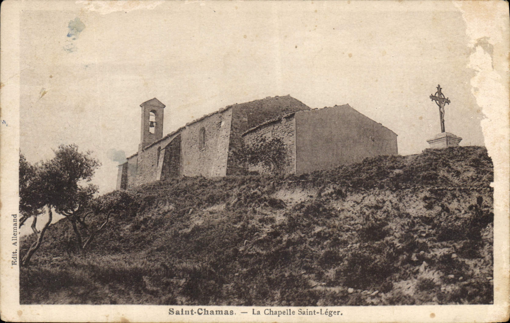 CPA Saint Chamas La Chapelle Saint Leger