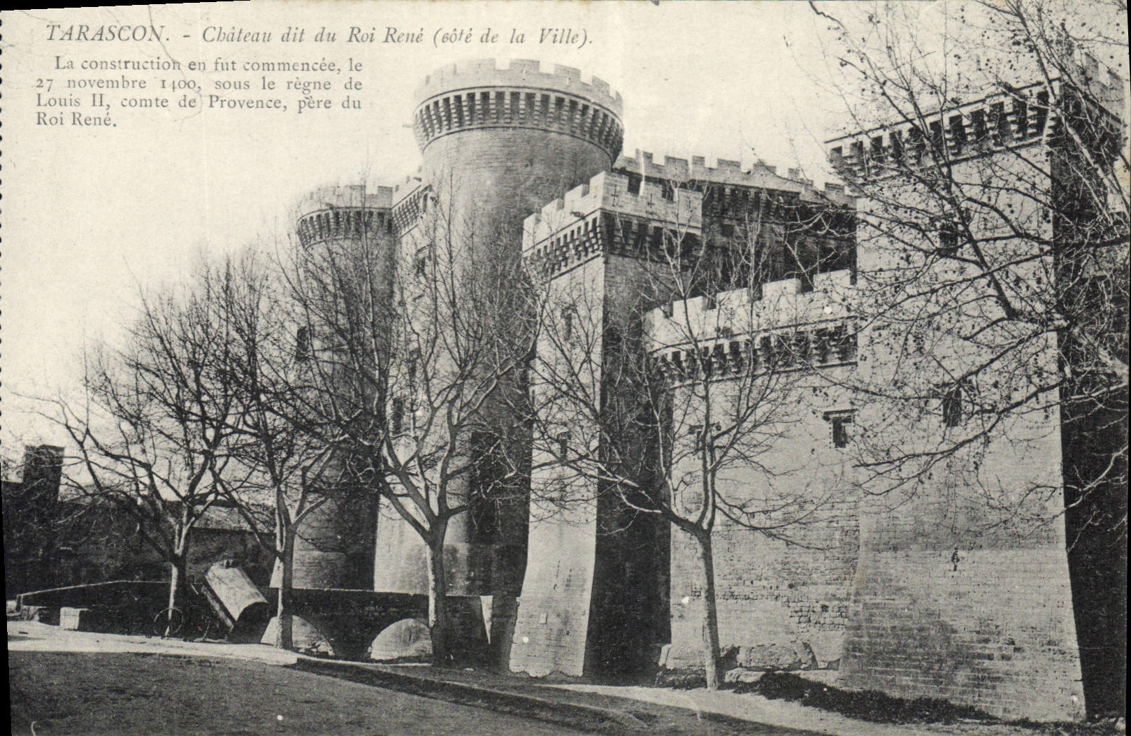 CPA Chateau dit du Roi Rene (cote de la Ville)